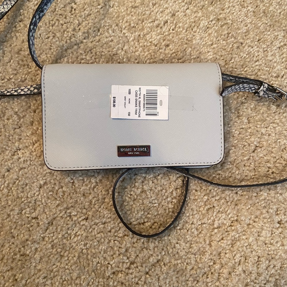 Grey Henri Bendel purse/clutch